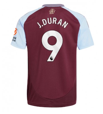 Aston Villa Jhon Duran #9 Hjemmebanetrøje 2024-25 Kort ærmer